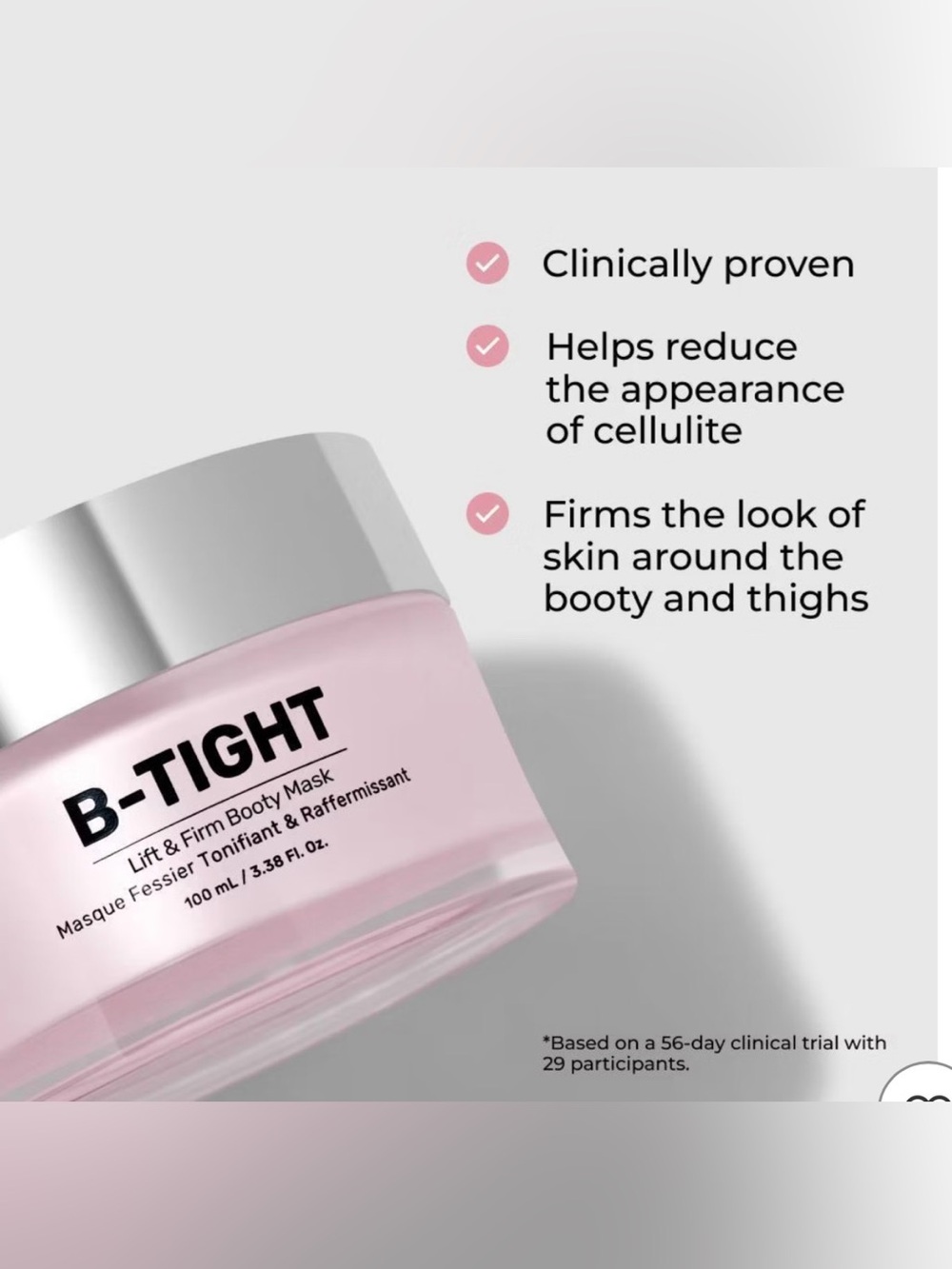 MAELYS B-Tight Lift & Firm Booty Mask - 3.4 fl oz.